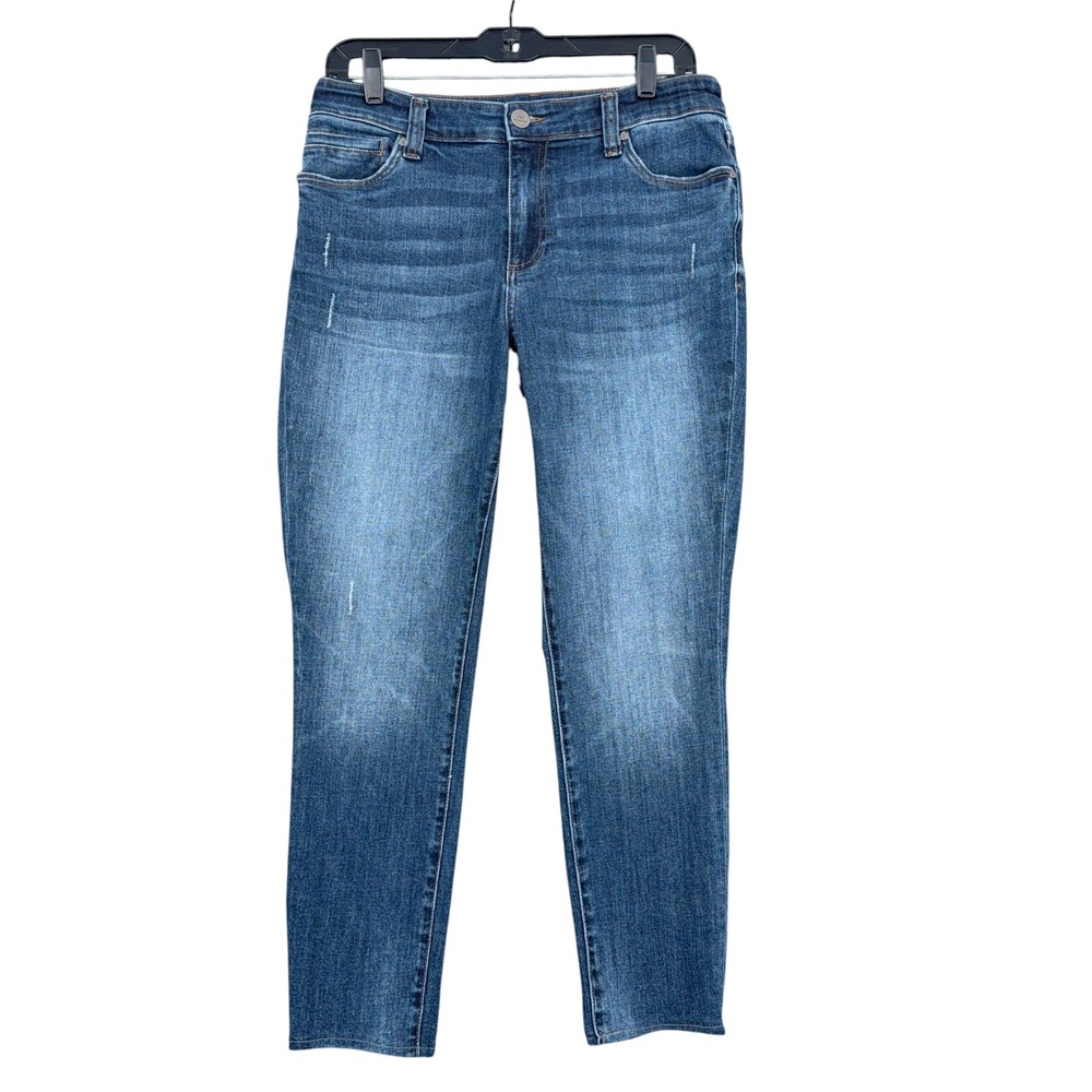 KUT from the Kloth Toothpick Skinny Jeans Womens 8 Cotton Blend Blue